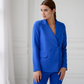 Blue suit double-breasted jacket and trousers