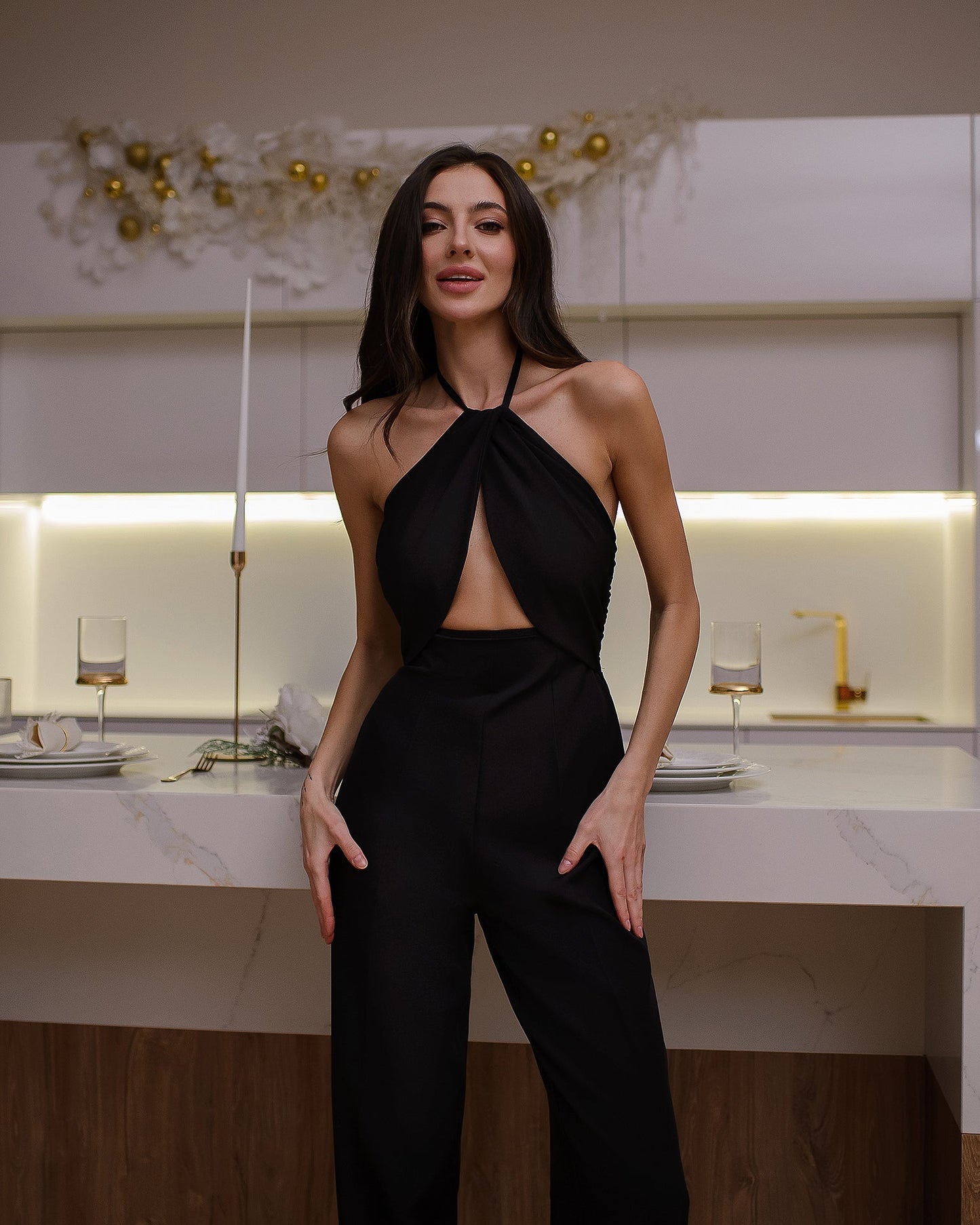 Black elegant jumpsuit