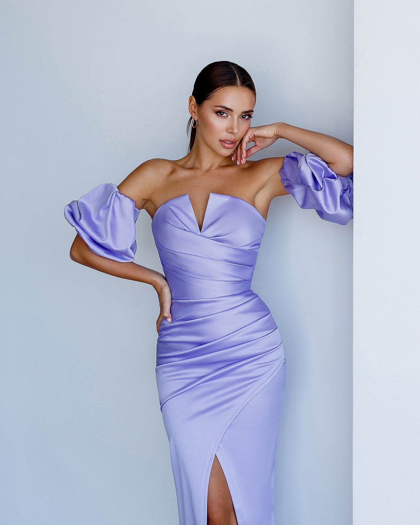 Lavender corset dress