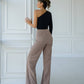 Mocha elasticated pants