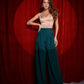 Emerald palazzo pants