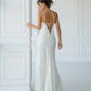 Milk dress-combination maxi with an open back 