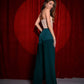 Emerald palazzo pants