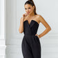 Black corset jumpsuit