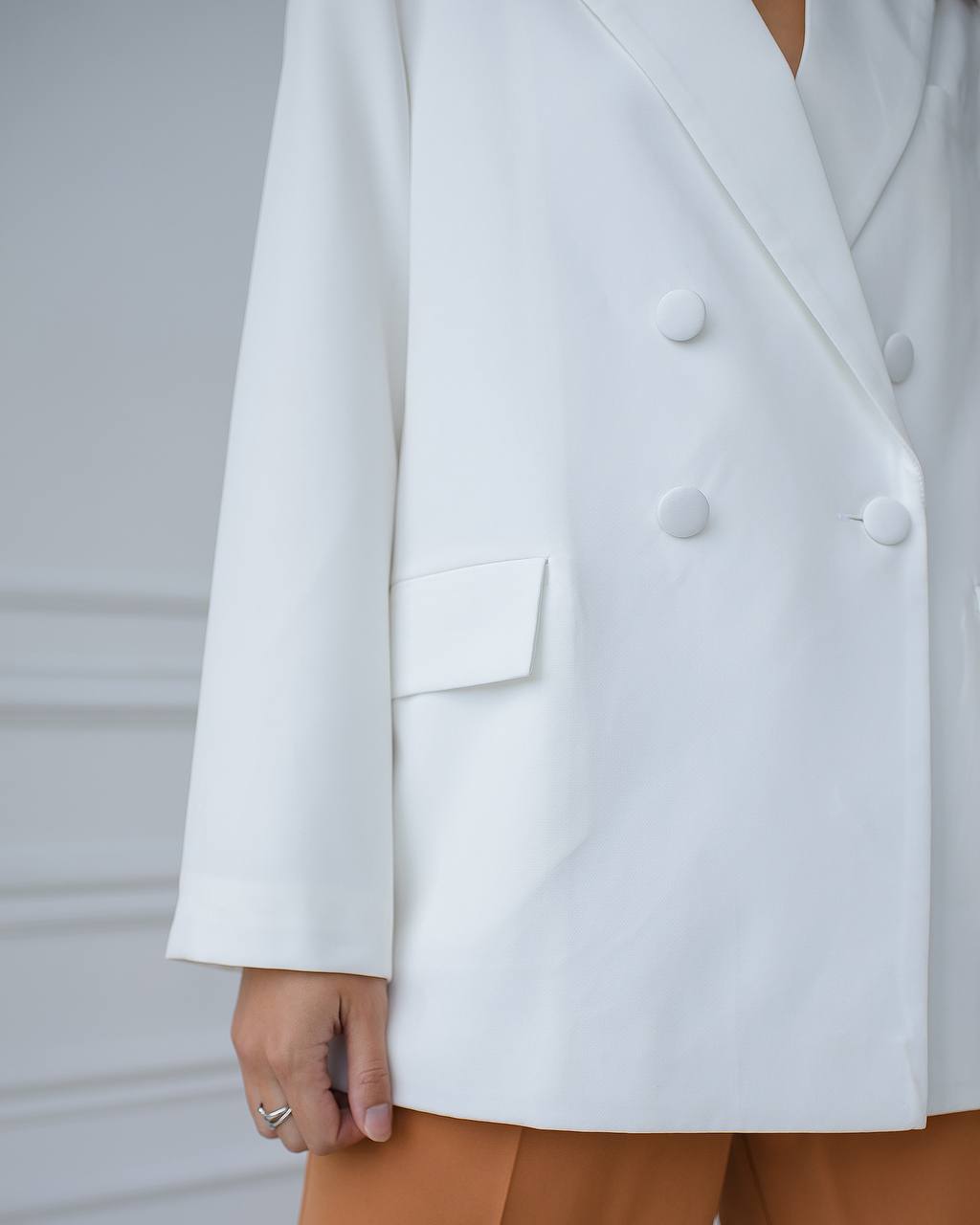 Milk straight cut jacket