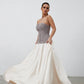 Magnificent maxi skirt in champagne color