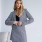 Suit crop jacket and mini skirt