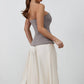 Magnificent maxi skirt in champagne color