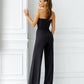 Black corset jumpsuit