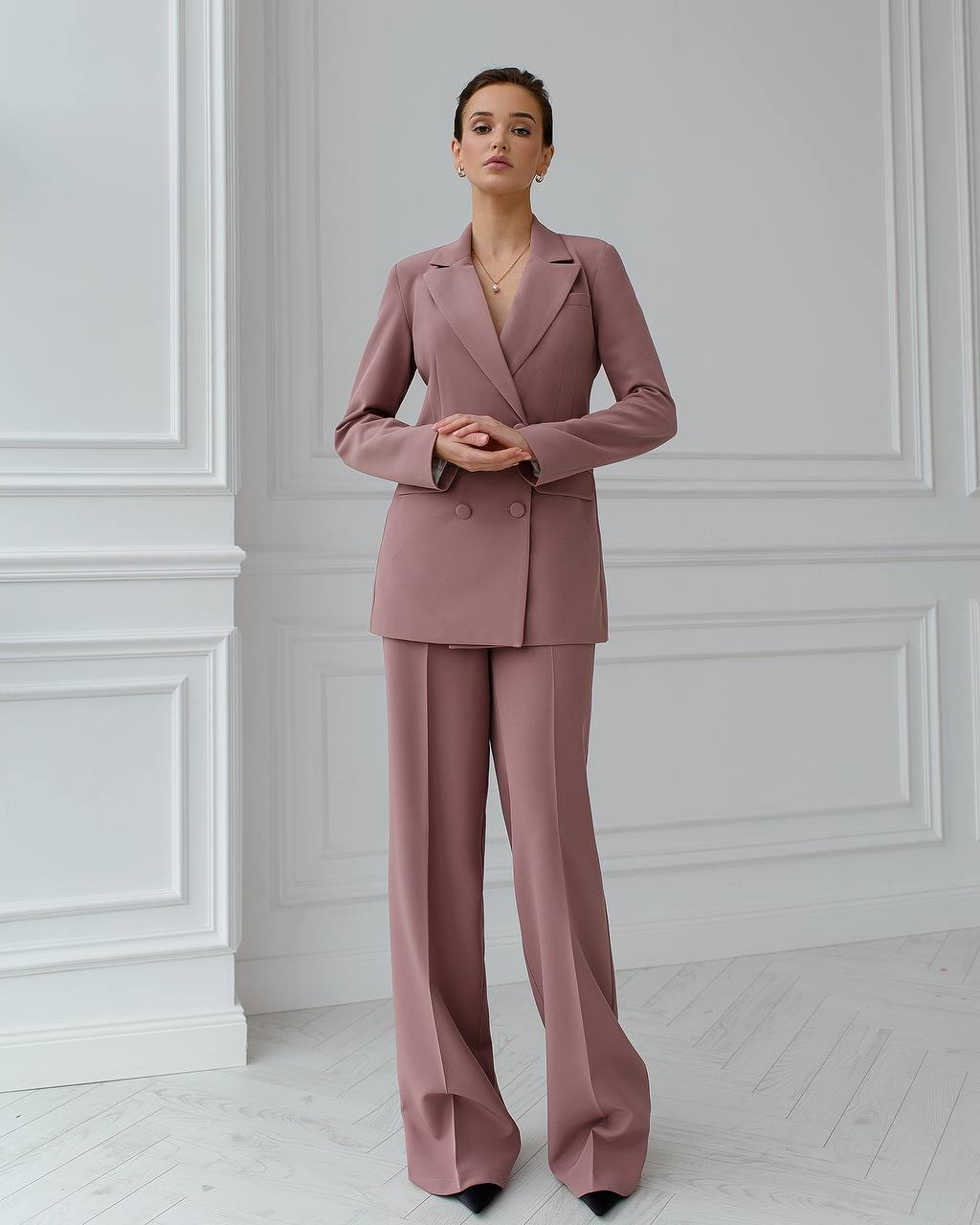 Three piece suit with a top