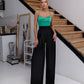 Black palazzo pants