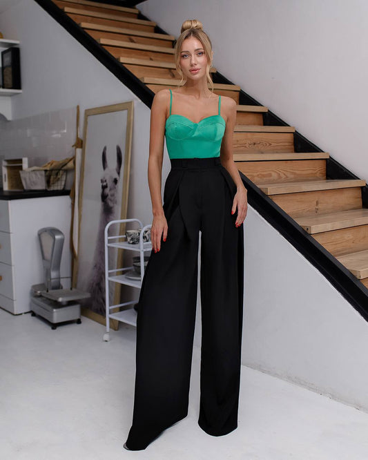 Black palazzo pants