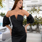 Black corset dress