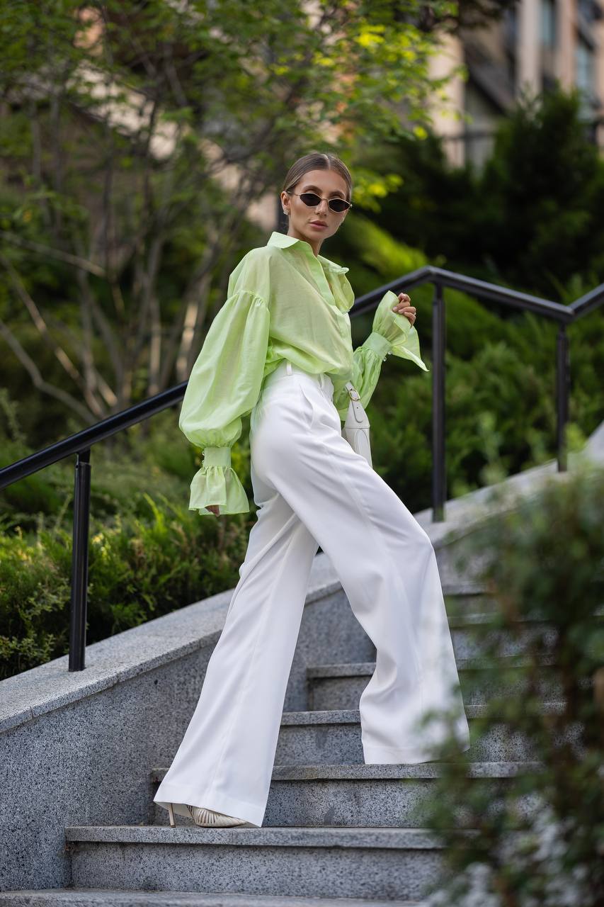 Lime transparent shirt