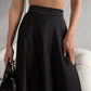 Black lush maxi skirt