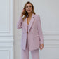 Three-piece powder suit with a top