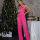 Raspberry jumpsuit