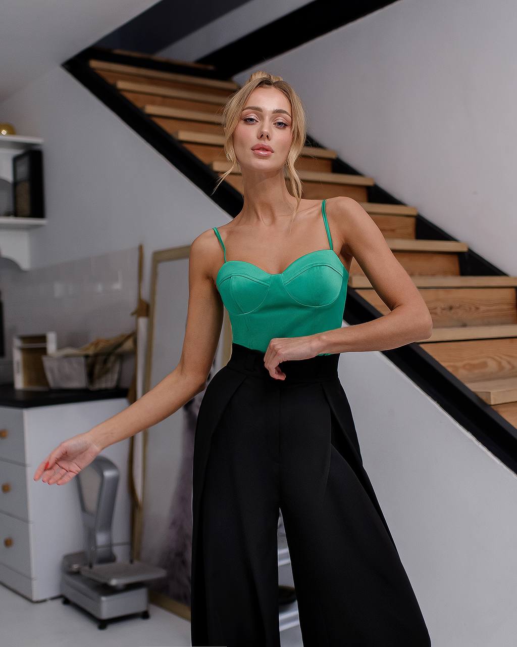 Black palazzo pants